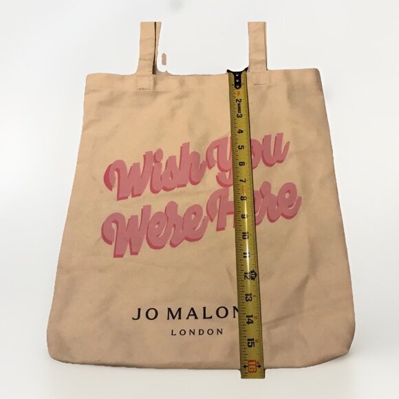 Jo Malone 100% Cotton Tote Bag Purse Wish You Were Here New - Picture 4 of 4